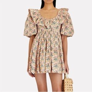 AGUA by Agua Bendita Flor Chan Chan Miel Multicolor Babydoll Dress